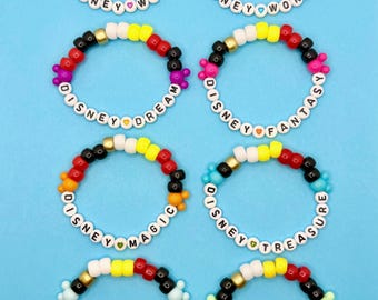 Disney Cruise Ship inspired handmade friendship bracelets - DCL Magic Wish Fantasy Dream Wonder Treasure Destiny Adventure - Fish Extender