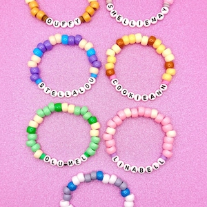 Handmade Beaded Friendship Bracelets - Duffy and Friends Inspired