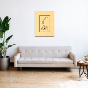 Kun fa-yakūn | Canvas Art Print | Islamic Calligraphy Art | Islamic Gift | Fine Art Poster | Art for Islam