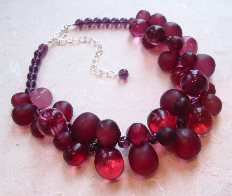 Purple Grapes Necklace image 4