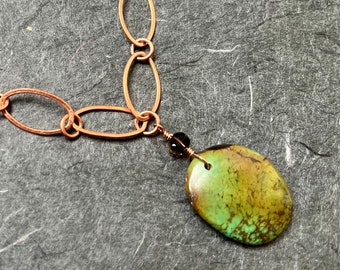 Turquoise and Copper Necklace