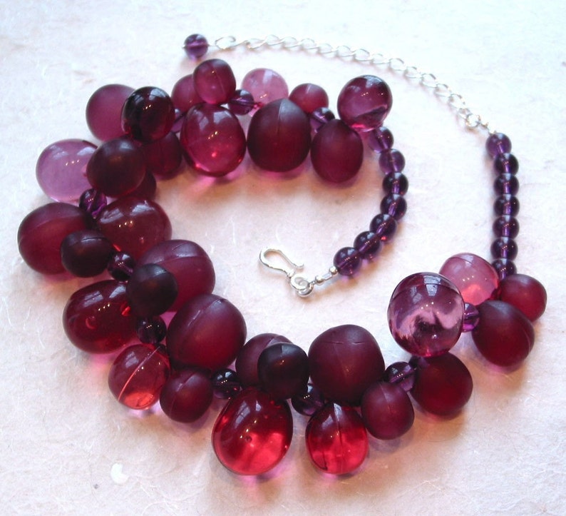 Purple Grapes Necklace image 2