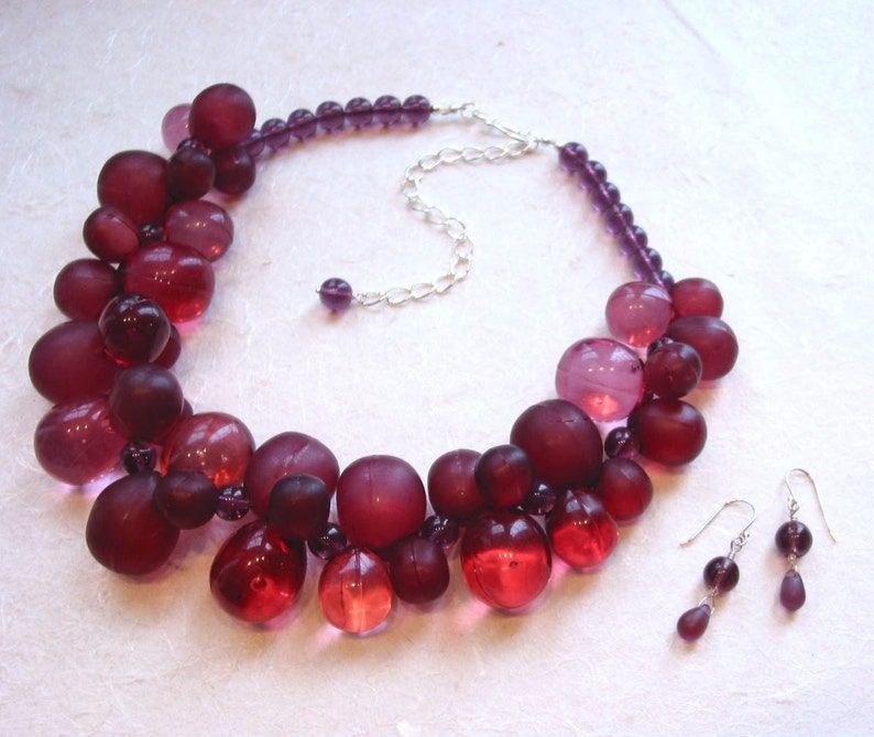 Purple Grapes Necklace image 5