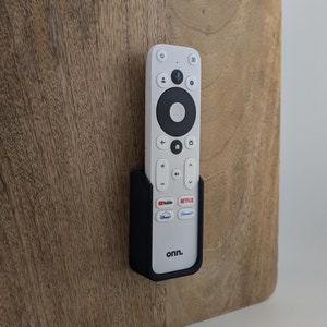 Wallmote for ONN Full HD Streaming Device Google TV Remote – Custom 3D Printed Wall Mount, Sleek and Secure