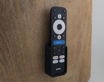 Wallmote for ONN 4K Pro Streaming Device Google TV Remote – Custom 3D Printed Wall Mount, Sleek and Secure