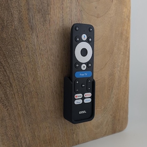 Wallmote for ONN 4K Pro Streaming Device Google TV Remote – Custom 3D Printed Wall Mount, Sleek and Secure
