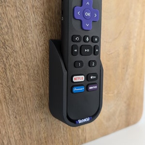 Wallmote for Roku Voice Remote Pro - Original – Sleek and Secure Wall Mounted Remote Holder.