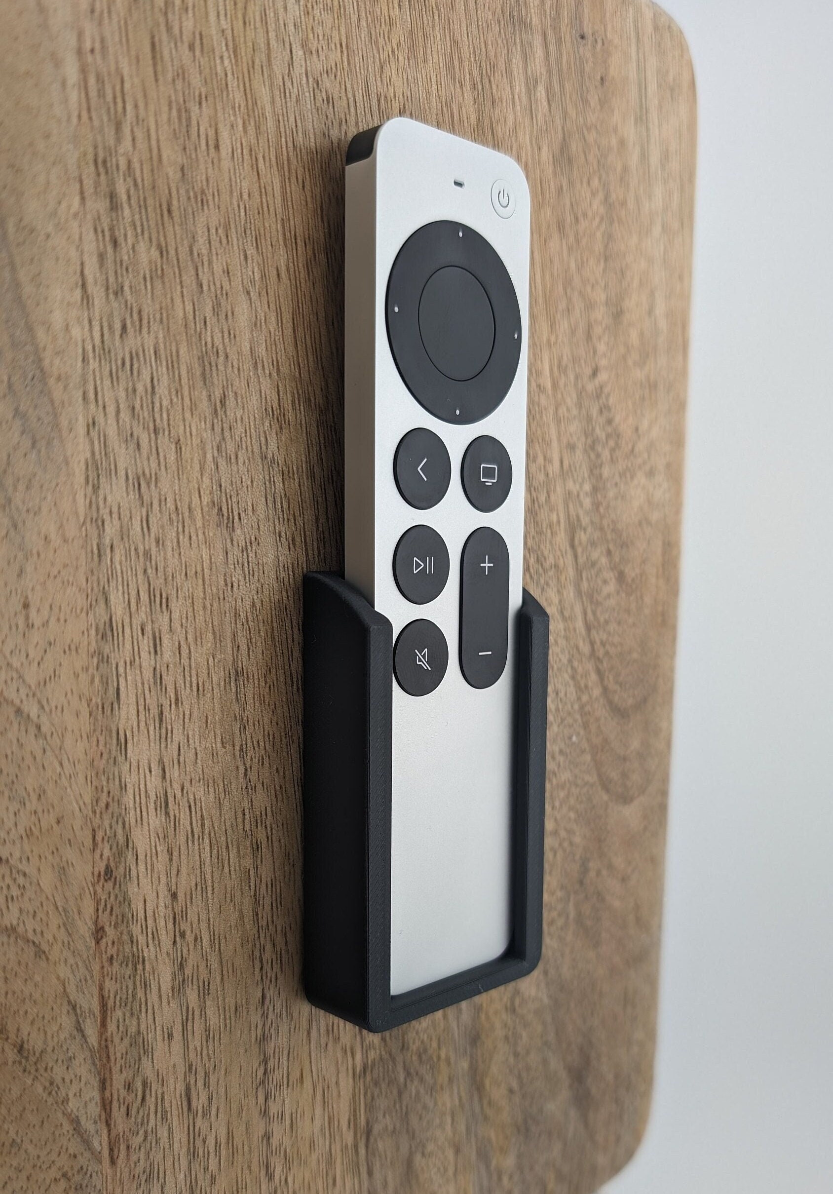 Wallmote for Apple Siri Remote (3rd and 2nd Gen)– Sleek and Secure Wall Mounted Remote Holder.
