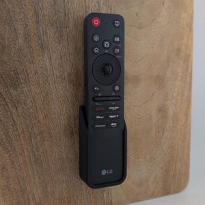 Wallmote for LG Magic Remote 2025 Edition TVs – Sleek and Secure Wall Mounted Remote Holder.