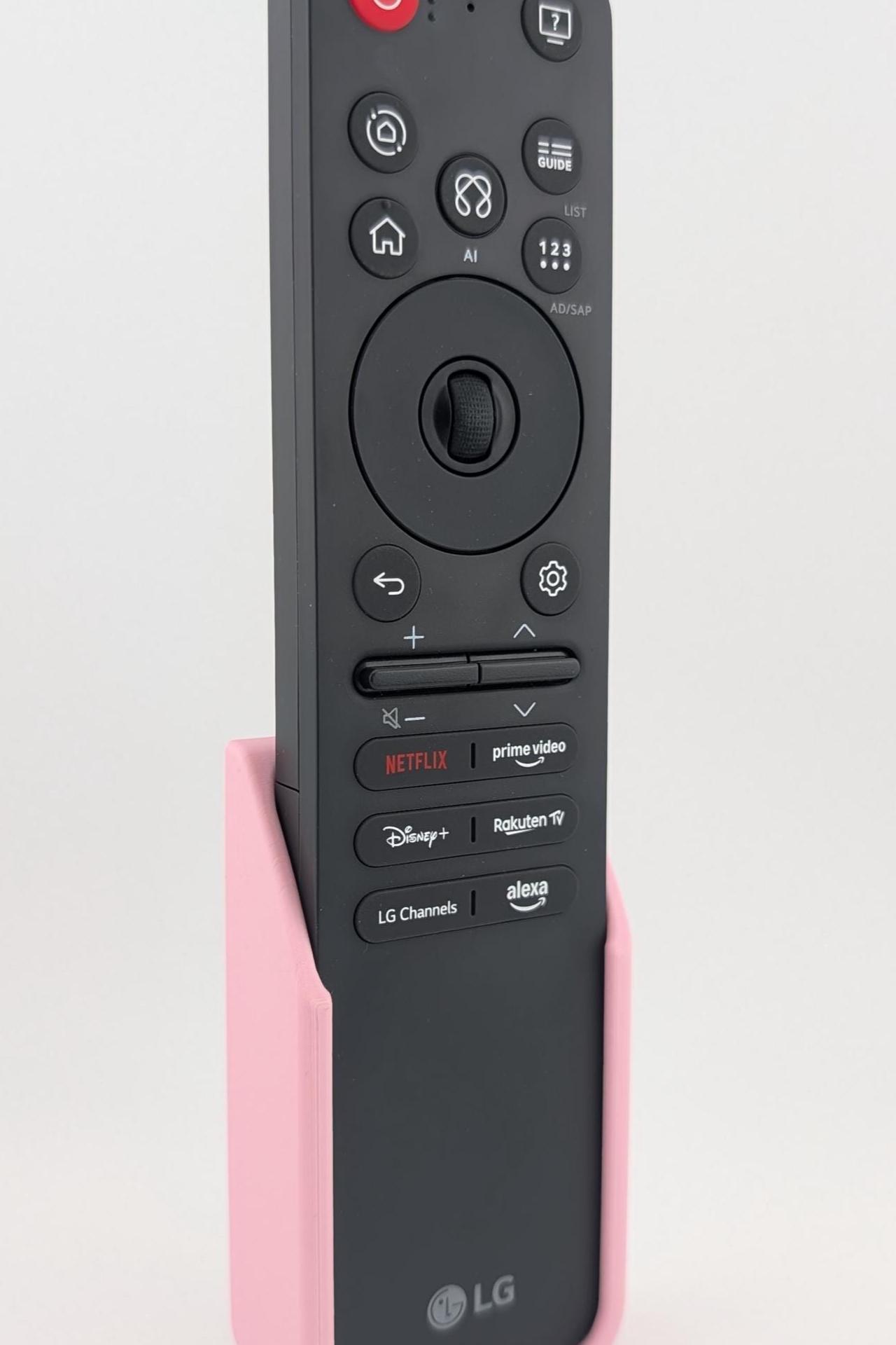 Support Mural Et De Table Mobilefox Pour Télécommande LG Magic Remote - Blanc, Made In Germany