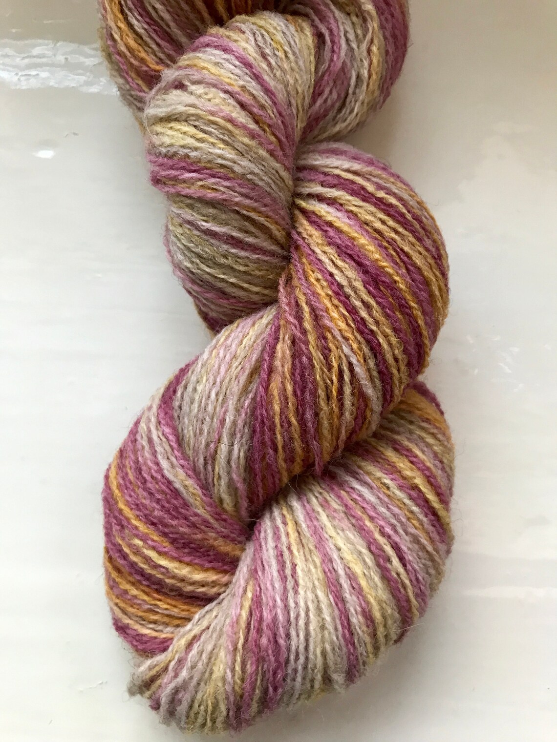 Unique Sock Yarn Kit Hand Dyed Wool Hand Painted Variegated Etsy