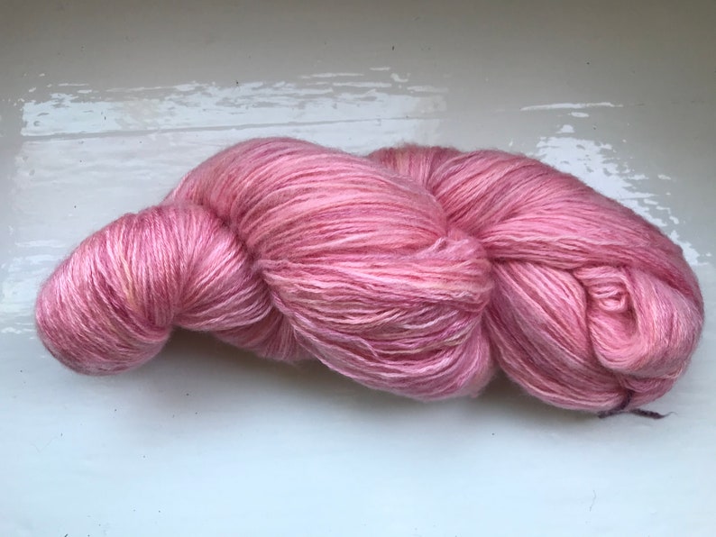 Lace Weight Yarn Hand Painted 100g. Fine Mohair Variegated Etsy UK
