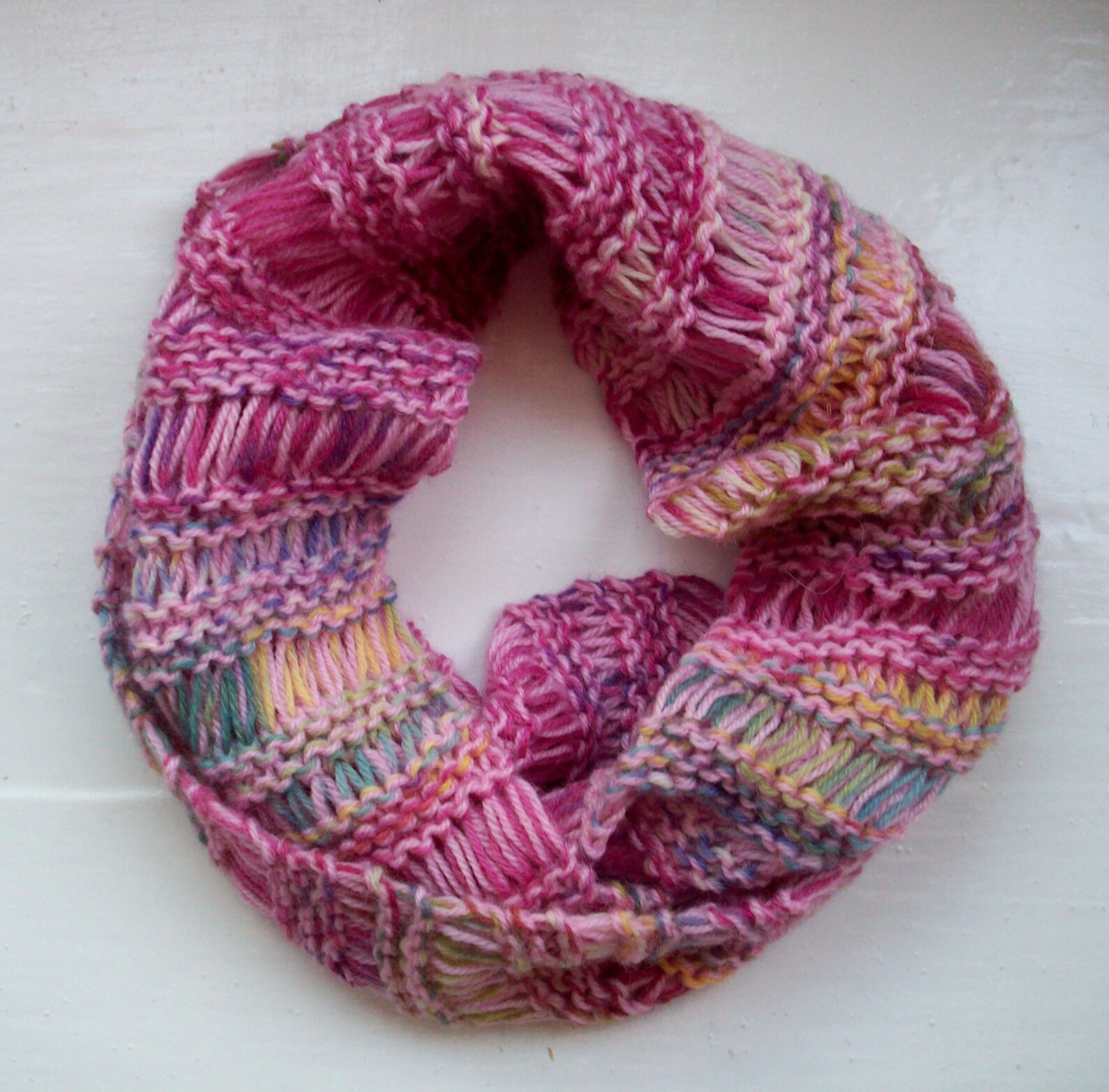 Knitted Neck Warmer Cosy Cowl Warm Collar Shades of Pink Etsy UK