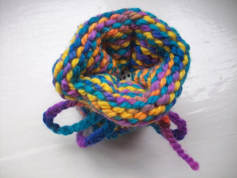 rune purse storage pouch small drawstring bag D/&D RPG coin pouch Hand knitted dice bag