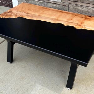 Live Edge Maple Coffee Table
