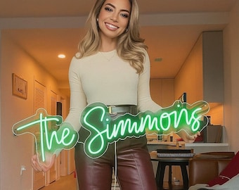 Custom Neon Sign | Name Neon Sign | Personalized Sign | Wedding Sign | Wedding Neon Signs | Custom Gift | Home & Wall Decor | Gifts