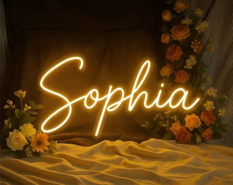 Custom kid's Name Neon Sign, LED Name Neon Decor, Neon Sign, Neon Sign Nursery Neon Sign, Kid Room Decorations, Personalized Gifts for Kids