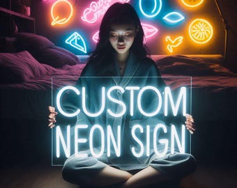 Custom Neon Sign, Personalized Neon Sign, Wedding Sign, Birthday Sign, Business Sign, Gift For her, Home decor And Wall Decor