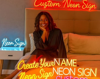 Custom Neon Sign | Girls Name sign | Custom Name Neon Signs | LED Neon Sign | Personalized Neon Sign | Neon Sign Bedroom | Neon Home Decor