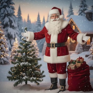 Leather Santa Jacket - Etsy