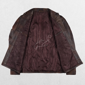 veste en cuir marron vintage | Veste en cuir marron classique de haute qualité, douce, durable, confortable | Blouson aviateur élégant pour homme