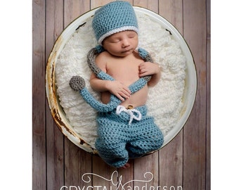 Crochet newborn Baby scrubs outfit- Baby Doctor Scrubs outfit- Doctor scrub Set-Nurse scrub set- stethoscope-photo prop- Baby Surgeon Set-