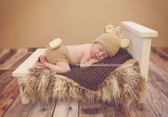 Crochet Newborn Deer Outfit Baby Deer Set Baby Deer Hat Baby Animal Hat Newborn Photo Prop Crochet Baby Outfit Halloween Costume Etsy