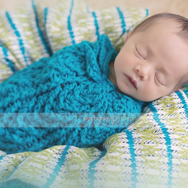 Newborn swaddle sack - crochet snuggle sack - Newborn Cocoon -newborn pod - newborn snuggler - sleep sack -newborn photo prop