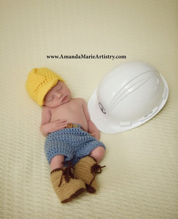 Baby Construction Outfit Baby Hard Hat Work Boots Newborn Photo Prop Utility Worker Lineman Baby Halloween Costume Character Set Etsy Canada
