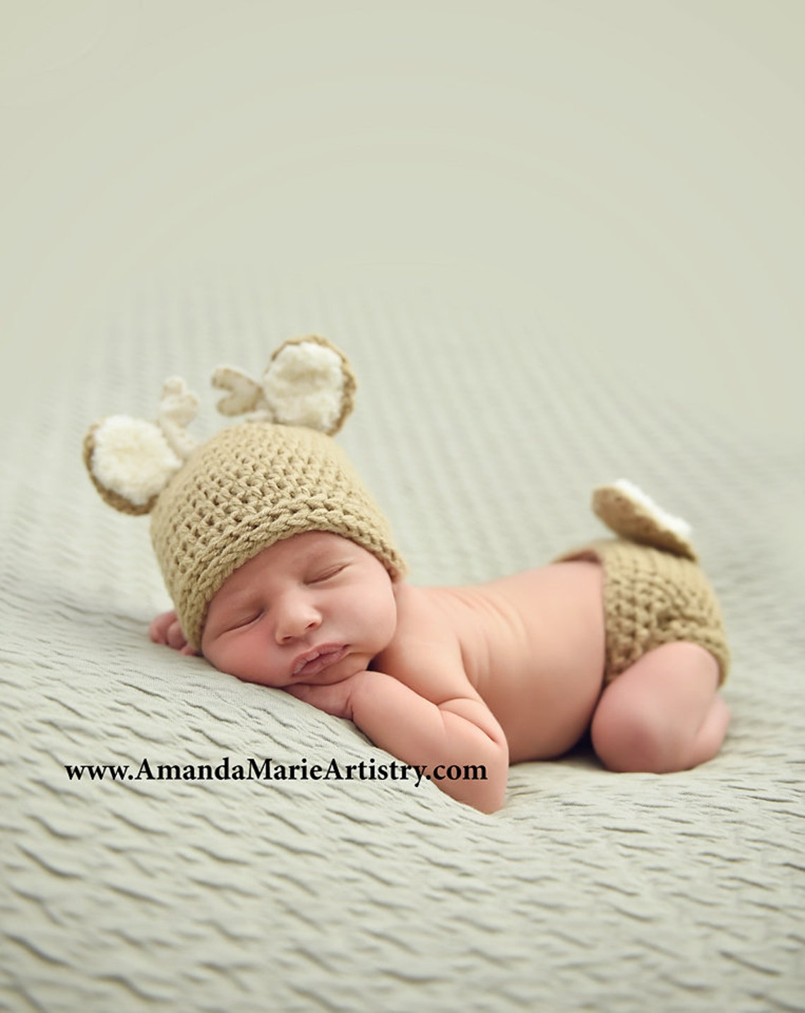 Baby Girl Deer Print Pattern O-Neck Fashion Hoodie