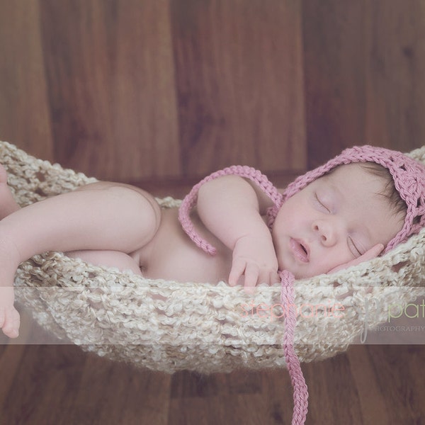 crochet Hammock / Newborn Sling pod  newborn photography prop  custom colors