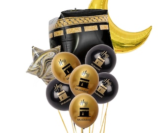 Hajj Mubarak 4D Kaaba Balloon Kit