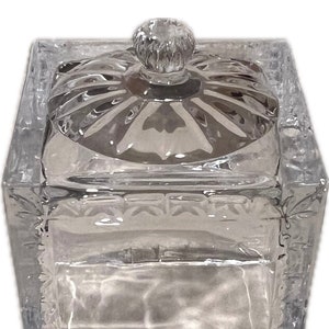 Vintage Mid Century Squared Top Cover to the Shannon/Godinger Revolving Photo Cube (Replacement)