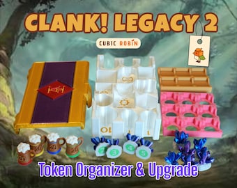Klank! Legacy 2-tokenupgrade en thematische organisator