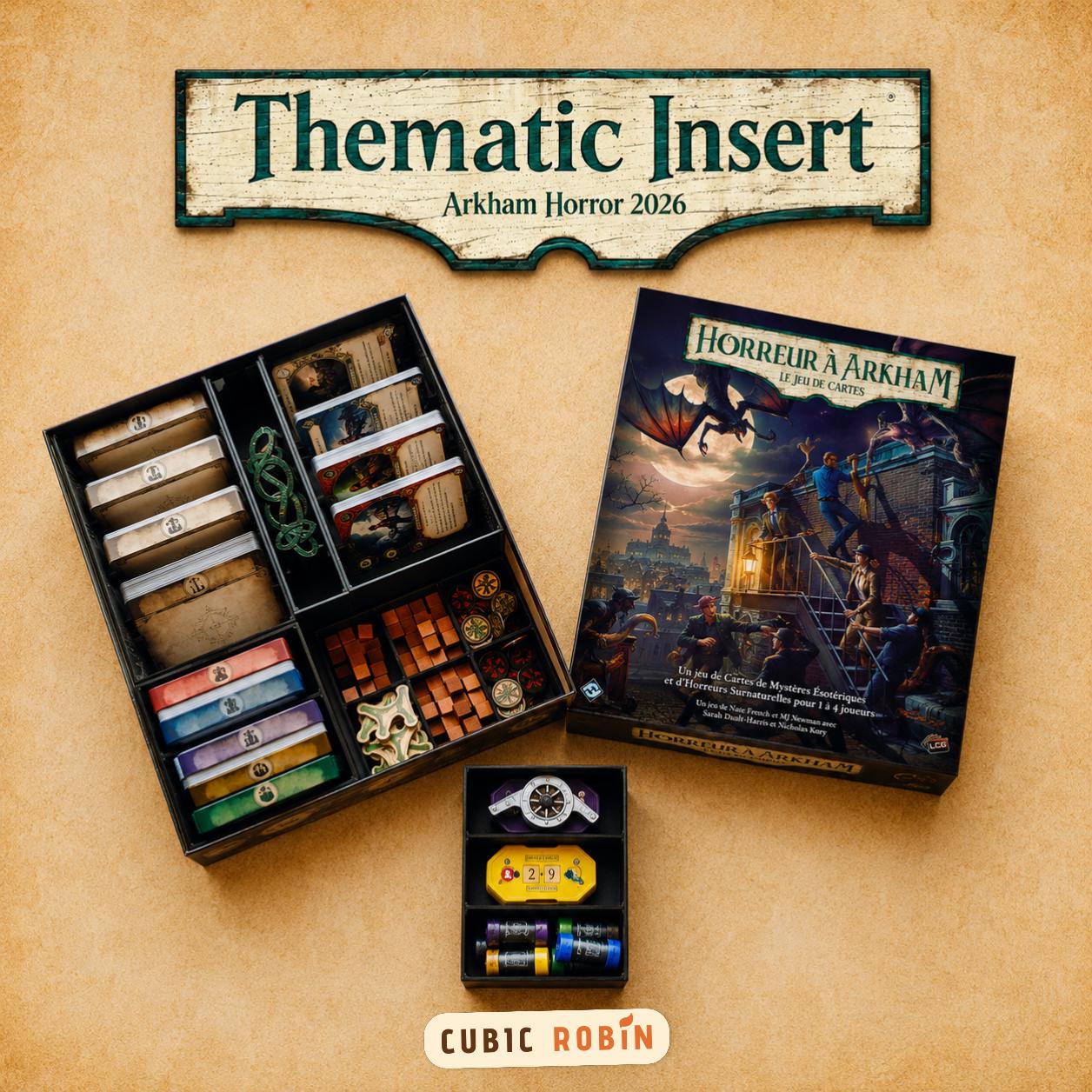 arkham horror the card game insert Arkham Horror LCG Box Inserts by Pulp | Download free STL model