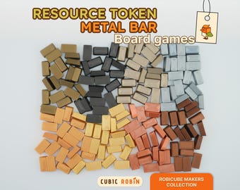 Bordspel Metal Bar Resource Tokens Algemeen
