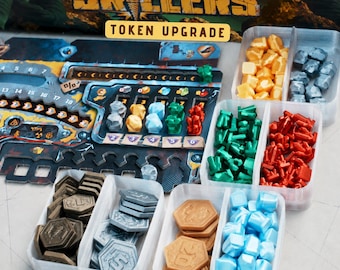 Drillers Token Upgrade Set | Mineral & Coin Upgrades with Containers