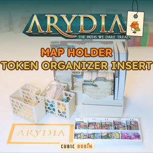 Inserção de atualização do organizador de fichas de suporte de mapa Arydia