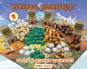 Mise à niveau du jeton balise Everdell Silverfrost | Édition essentielle et collector