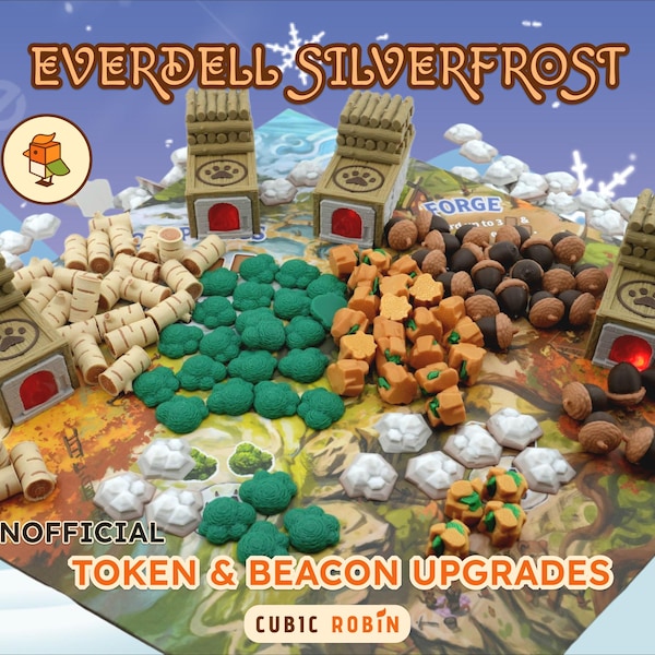 Everdell Silverfrost Beacon Token Upgrade | Essential & Collector Edition