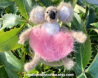 Needle felted Koala Bear