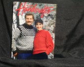 Vintage 1986 Country Handcrafts Winter Crafts ,Amish Wall Hanging,Mug Rack,Hanging Basket,Crochet,Pot Holders,Felt Dolls, SEWBUSY12