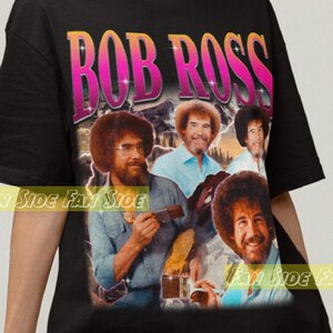 Bob ross face hoodie best sale