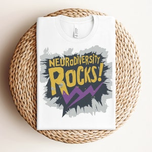 Neurodiversity Rocks, Autism Kids, Autism Tshirt, ASD Shirt, Autism Awareness, Autism Support Shirt, Neurodivergent Shirt, Neurodiversity