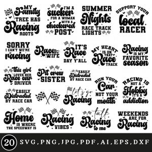 Racing svg bundle, Racing quotes svg, Racing tshirt sg, Cricut files, Cut files