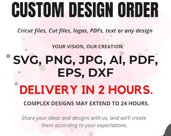 Custom SVG Design, Logo, Cricut Files
