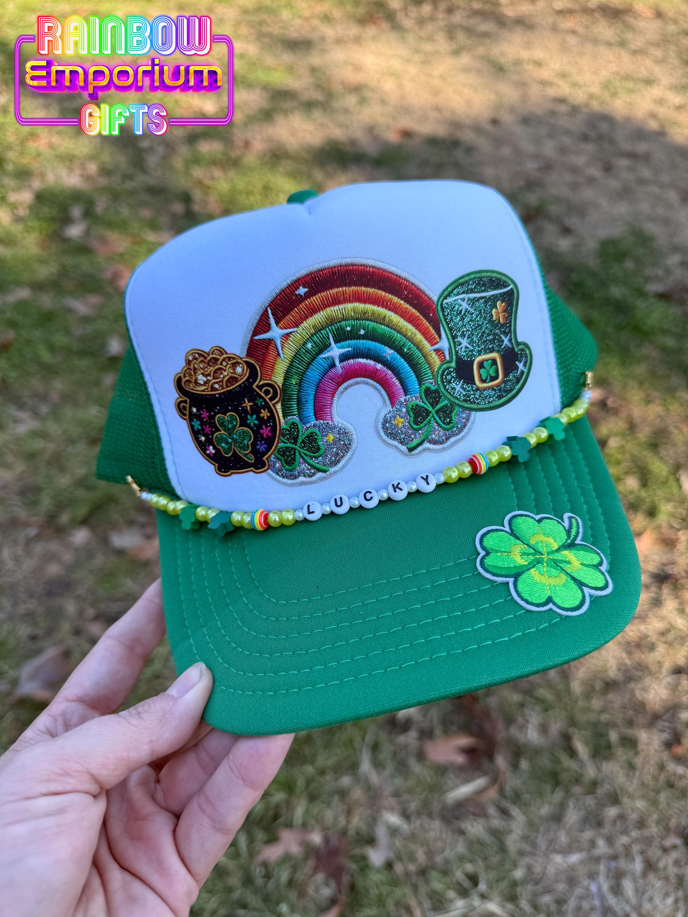 Upcycled LV Patch Trucker Cap – Green Camo with Iridescent Crystal St Denim Bling Baseball Cap - Etsy main image 3