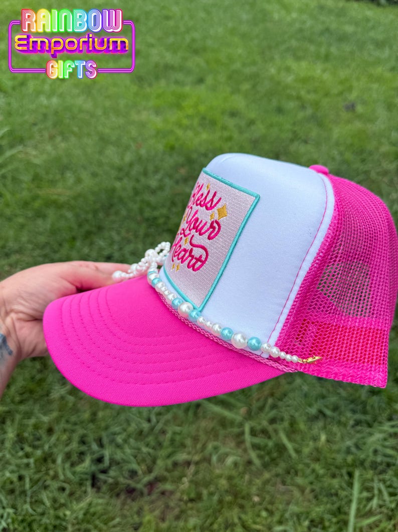 Bless Your Heart Hat- Black main image 1