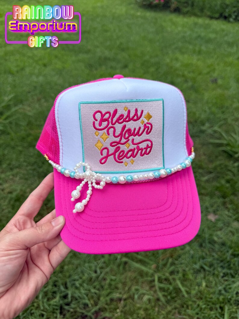 Bless Your Heart Hat- Black main image 0