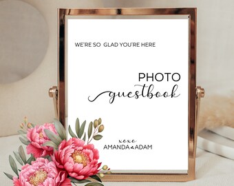 Guestbook personalizzato con foto per matrimonio, decorazioni personalizzabili per la reception